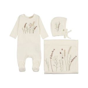 Mon Tresor Girls  Field Of Wishes Layette Set, White